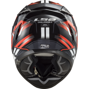 Casco integral LS2 FF327 Challenger SPIN Black Red White - Micasco.es - Tu tienda de cascos de moto