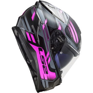 Casco integral LS2 FF327 Challenger SPIN Black Titanium Fluo Pink - Micasco.es Casco integral LS2 FF327 Challenger SPIN Black Titanium Fluo Pink - Micasco.es - Tu tienda de cascos de moto
