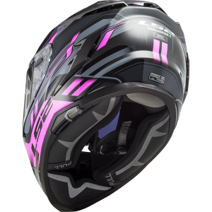 Casco integral LS2 FF327 Challenger SPIN Black Titanium Fluo Pink - Micasco.es Casco integral LS2 FF327 Challenger SPIN Black Titanium Fluo Pink - Micasco.es - Tu tienda de cascos de moto