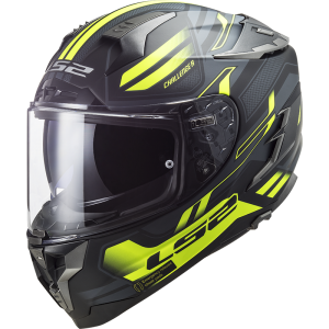 Casco integral LS2 FF327 Challenger SPIN Matt Black Cobalt HV Yellow - Micasco.es Casco integral LS2 FF327 Challenger SPIN Matt Black Cobalt HV Yellow - Micasco.es - Tu tienda de cascos de moto