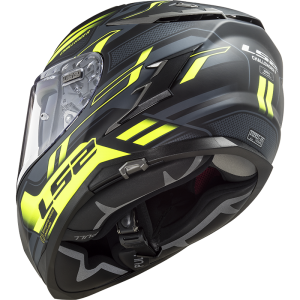 Casco integral LS2 FF327 Challenger SPIN Matt Black Cobalt HV Yellow - Micasco.es Casco integral LS2 FF327 Challenger SPIN Matt Black Cobalt HV Yellow - Micasco.es - Tu tienda de cascos de moto