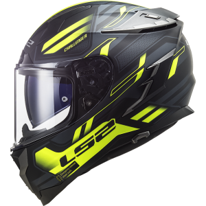 Casco integral LS2 FF327 Challenger SPIN Matt Black Cobalt HV Yellow - Micasco.es Casco integral LS2 FF327 Challenger SPIN Matt Black Cobalt HV Yellow - Micasco.es - Tu tienda de cascos de moto