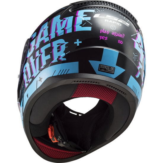 Casco integral LS2 Helmets FF353 RAPID Player Black Sky Blue - Micasco.es Casco integral LS2 Helmets FF353 RAPID Player Black Sky Blue - Micasco.es - Tu tienda de cascos de moto