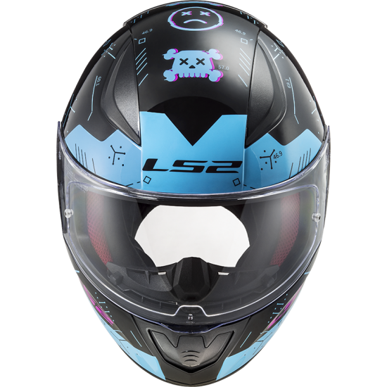 Casco integral LS2 Helmets FF353 RAPID Player Black Sky Blue - Micasco.es Casco integral LS2 Helmets FF353 RAPID Player Black Sky Blue - Micasco.es - Tu tienda de cascos de moto