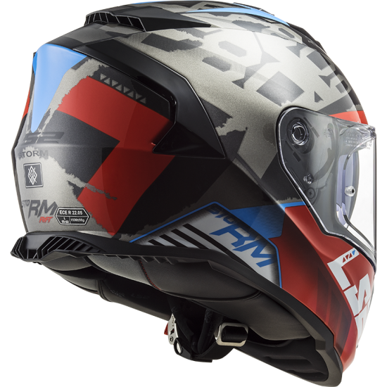 Casco integral LS2 FF800 STORM Sprinter Black Red Titanium - Micasco.es Casco integral LS2 FF800 STORM Sprinter Black Red Titanium - Micasco.es - Tu tienda de cascos de moto