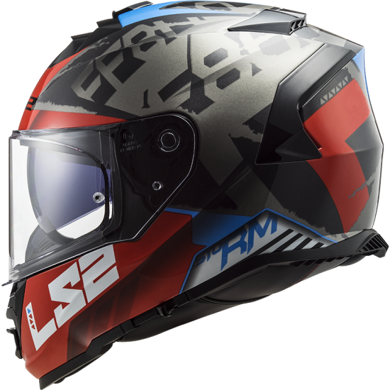 Casco integral LS2 FF800 STORM Sprinter Black Red Titanium - Micasco.es Casco integral LS2 FF800 STORM Sprinter Black Red Titanium - Micasco.es - Tu tienda de cascos de moto