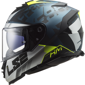 Casco integral LS2 FF800 STORM Sprinter Matt Black Silver Cobalt - Micasco.es - Tu tienda de cascos de moto