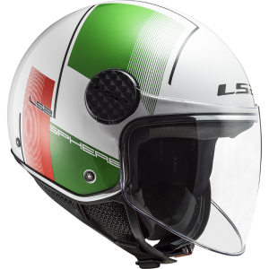 Casco jet LS2 Helmets OF558 SPHERE LUX Firm White Green Red - Micasco.es Casco jet LS2 Helmets OF558 SPHERE LUX Firm White Green Red - Micasco.es - Tu tienda de cascos de moto
