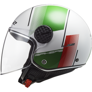 Casco jet LS2 Helmets OF558 SPHERE LUX Firm White Green Red - Micasco.es Casco jet LS2 Helmets OF558 SPHERE LUX Firm White Green Red - Micasco.es - Tu tienda de cascos de moto