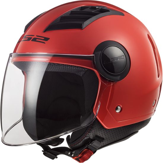 Casco jet LS2 Helmets OF562 AIRFLOW L SOLID Red - Micasco.es - Tu tienda de cascos de moto