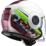 Casco jet LS2 Helmets OF570 VERSO Spring White-Pink - Micasco.es - Tu tienda de cascos de moto