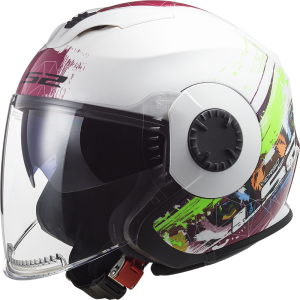 Casco jet LS2 Helmets OF570 VERSO Spring White-Pink - Micasco.es Casco jet LS2 Helmets OF570 VERSO Spring White-Pink - Micasco.es - Tu tienda de cascos de moto
