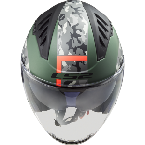 Casco jet LS2 OF600 Copter Crispy Matt Military Green Orange - Micasco.es Casco jet LS2 OF600 Copter Crispy Matt Military Green Orange - Micasco.es - Tu tienda de cascos de moto