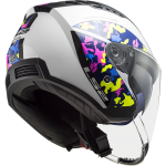 Casco jet LS2 OF600 Copter Crispy White HV Yellow - Micasco.es - Tu tienda de cascos de moto