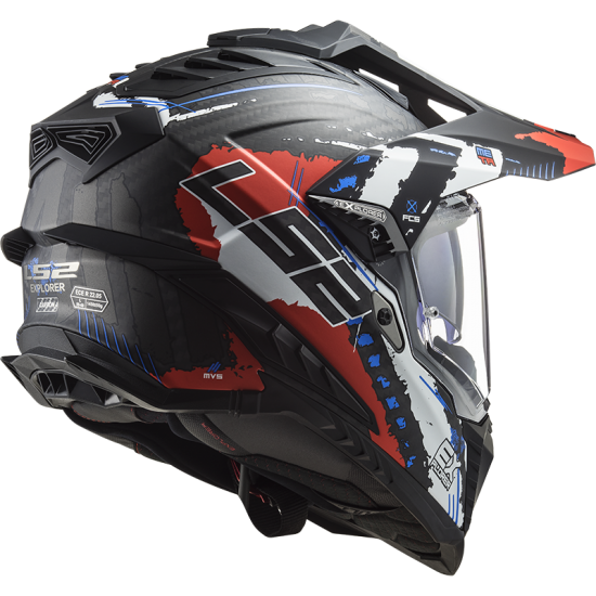 LS2 MX701 EXPLORER C Extend Matt Red - Micasco.es - Tu tienda de cascos de moto