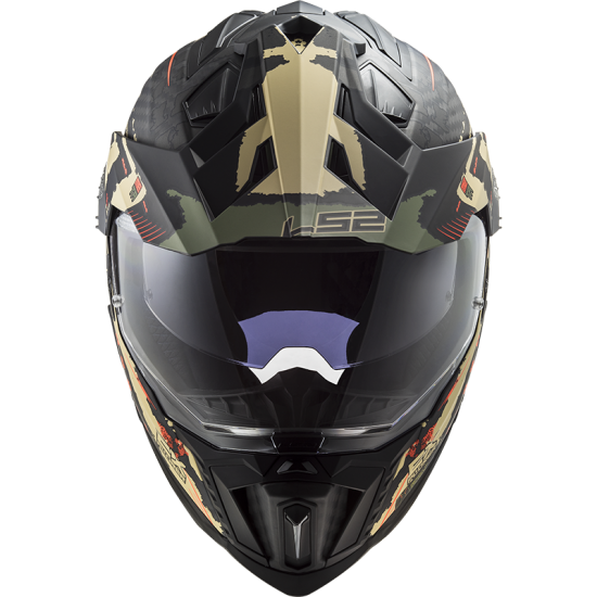 LS2 MX701 EXPLORER C Extend Matt Military Green - Micasco.es - Tu tienda de cascos de moto